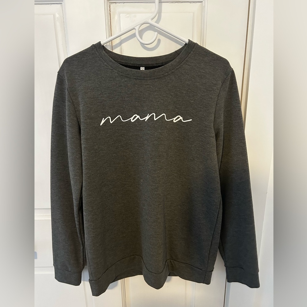 Gray 'Mama' Sweatshirt